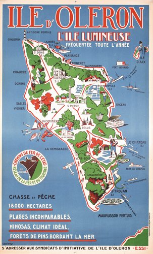 Original 1930s French Travel Poster