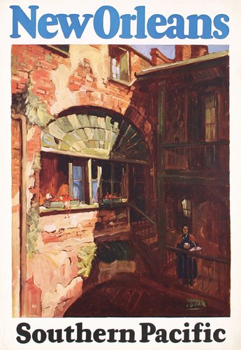 Original MAURICE LOGAN Rail Poster 1930s
