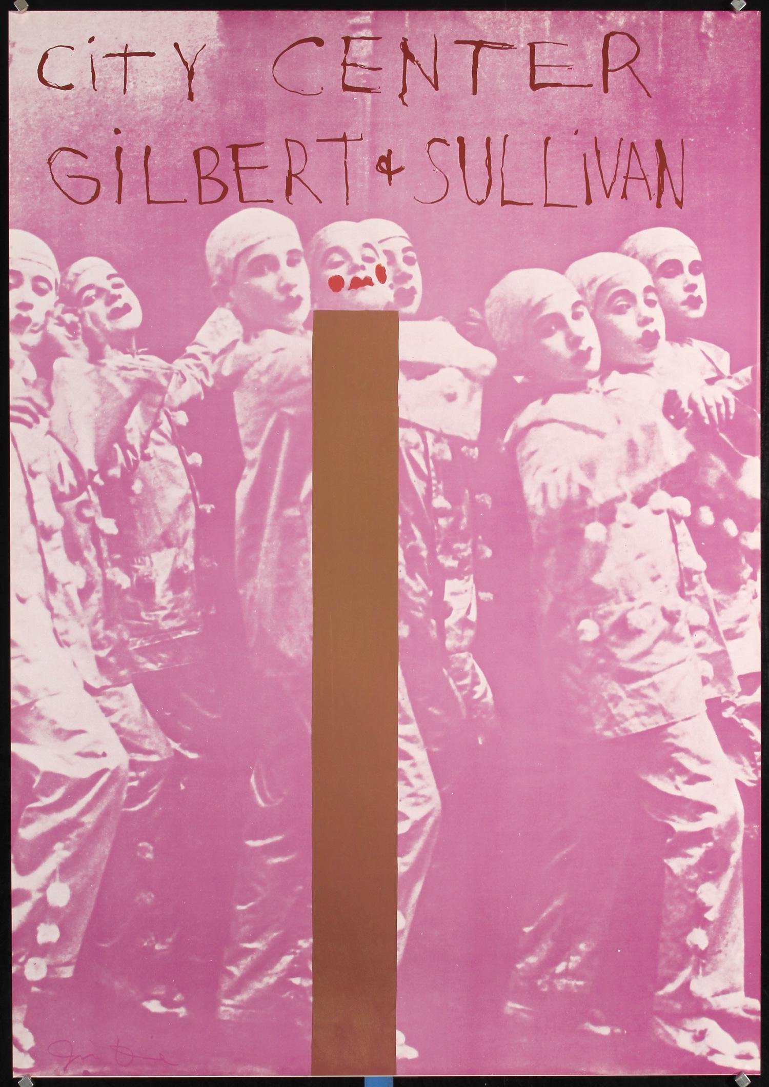 Original 1960s Jim Dine Gilbert & Sullivan Poster (1 of 1)