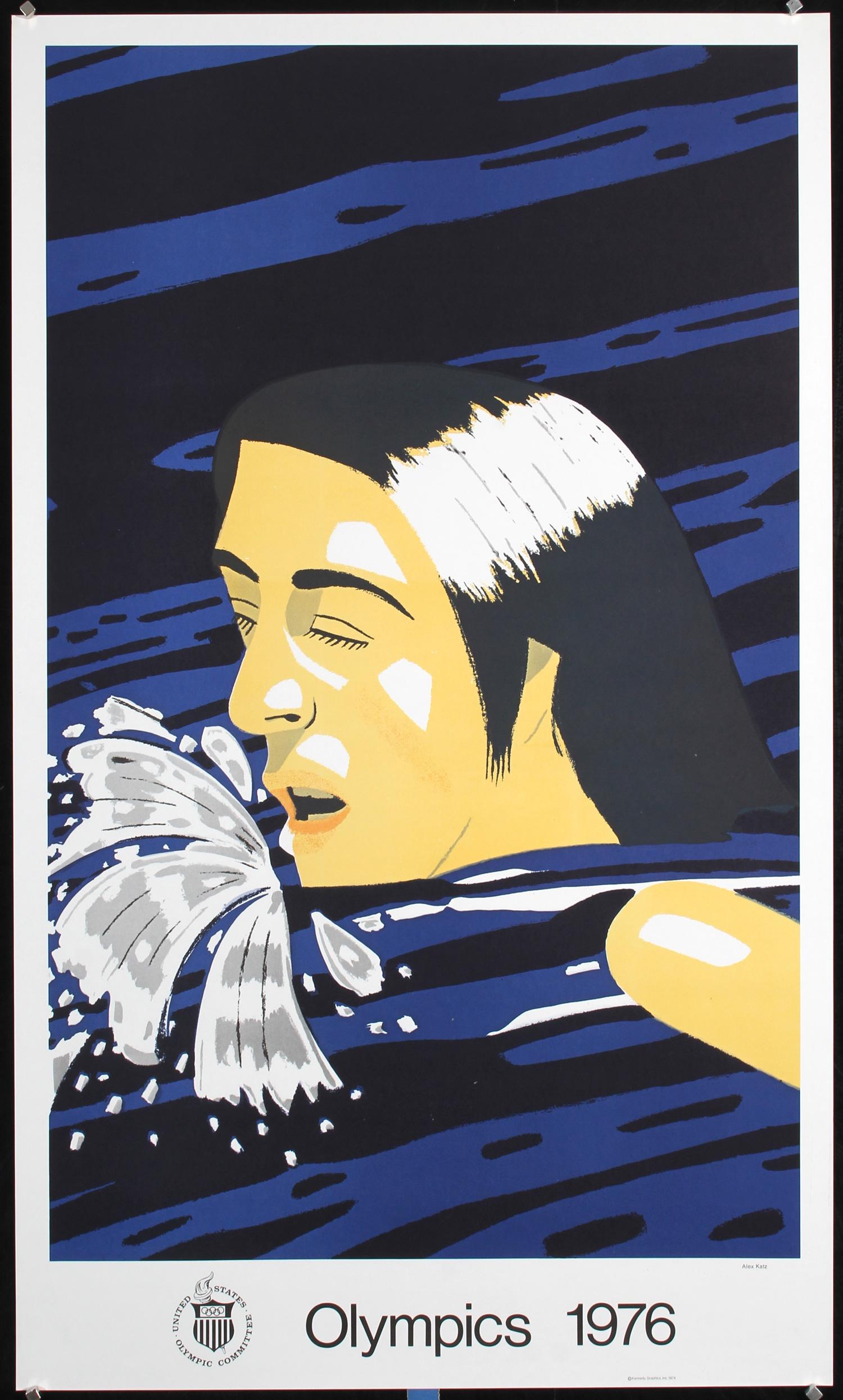 Original 1976 Olympic Games Poster Alex Katz (1 of 1)