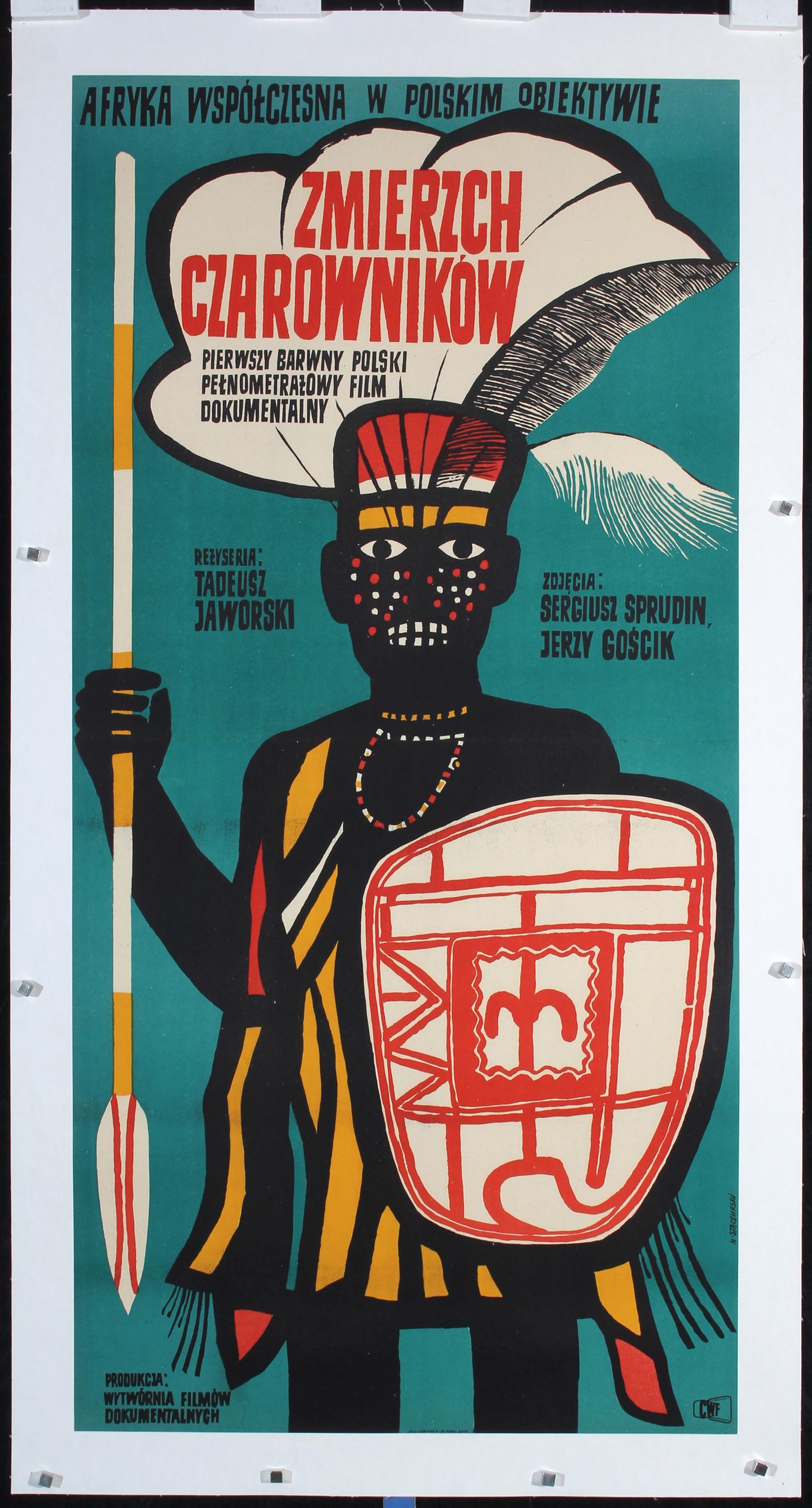 Original Vintage 1960s Polish Africa Documentary Poster (1 of 1)