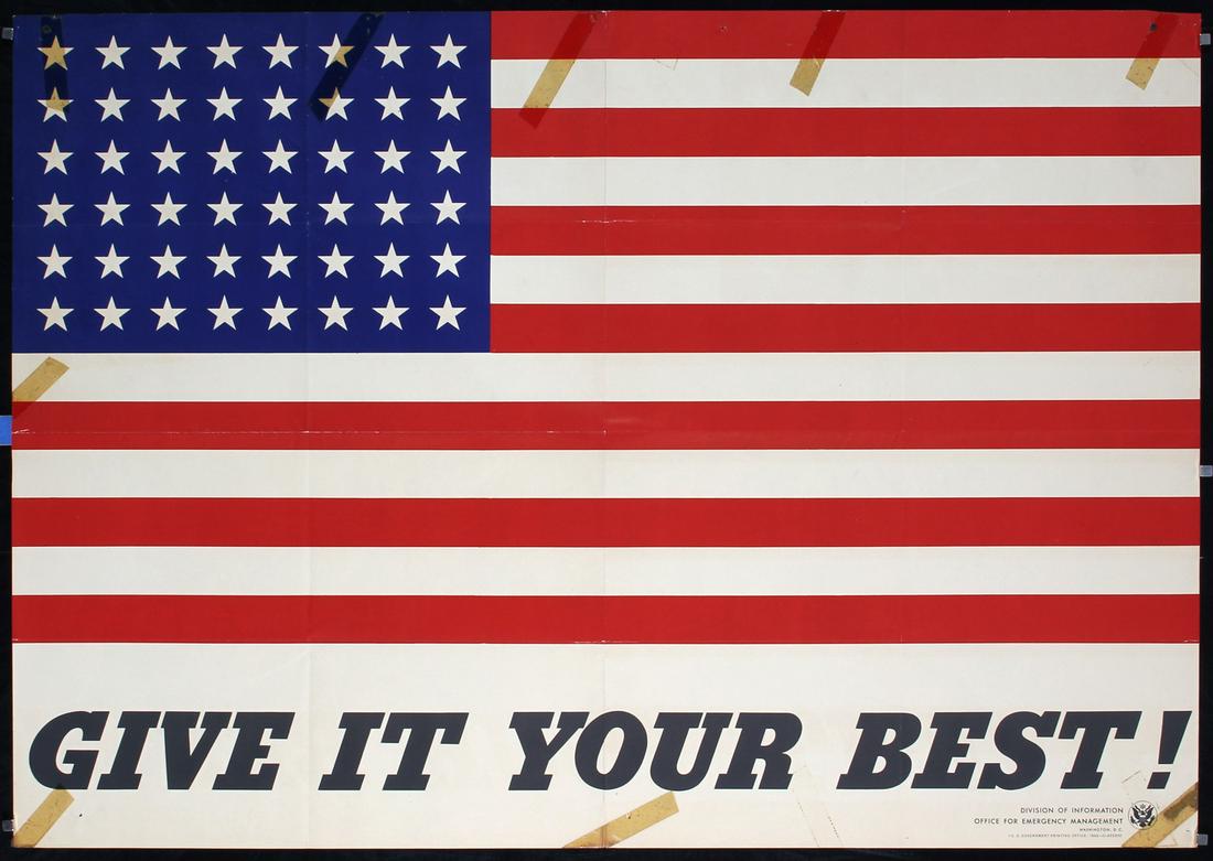 Group of 15 Original US World War II Posters (1 of 15)
