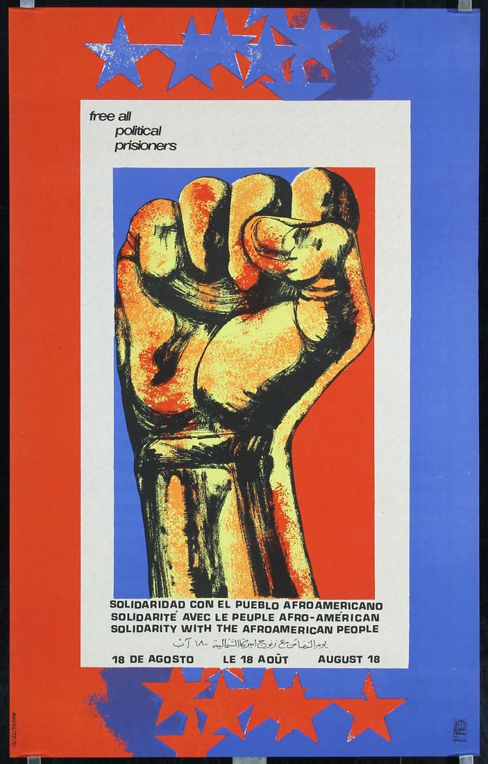 Original Vintage 1970s Afro-American Ospaaal Poster (1 of 1)