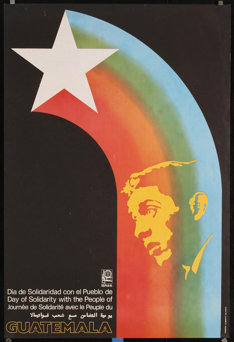 Original 1970s OSPAAAL Protest Poster Guatemala (1 of 1)