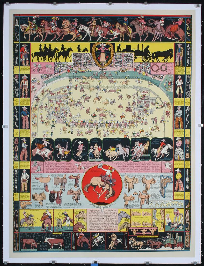 Original MORA 1930s California Rodeo Sweetheart Poster (1 of 1)