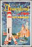 Original 1955 TWA Disneyland Travel Poster David Klein