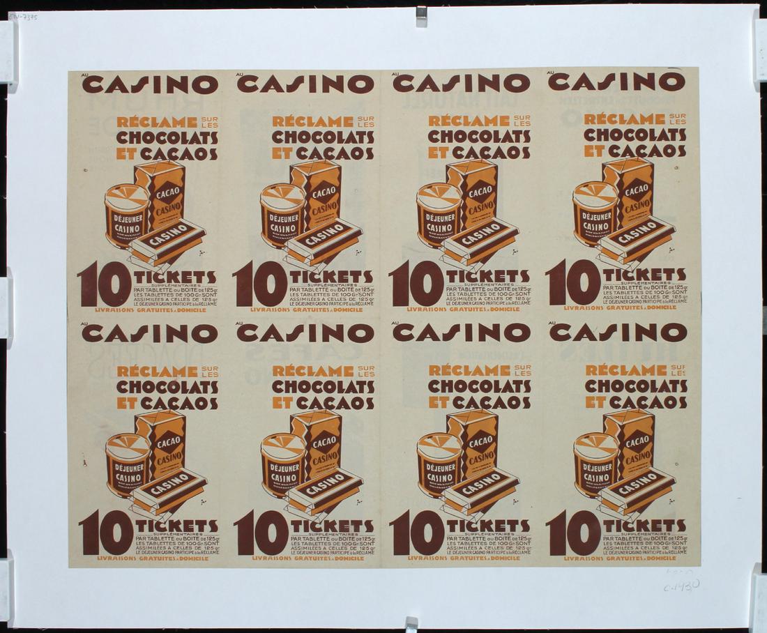 Original 1930s French Chocolate Advertising Poster (1 of 1)