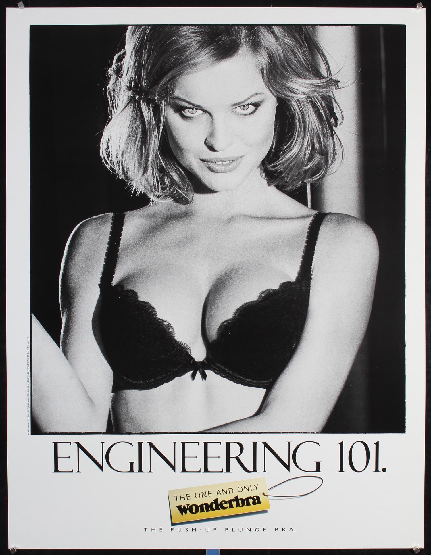 Original 1990s Wonderbra Advertising Poster (1 of 1)