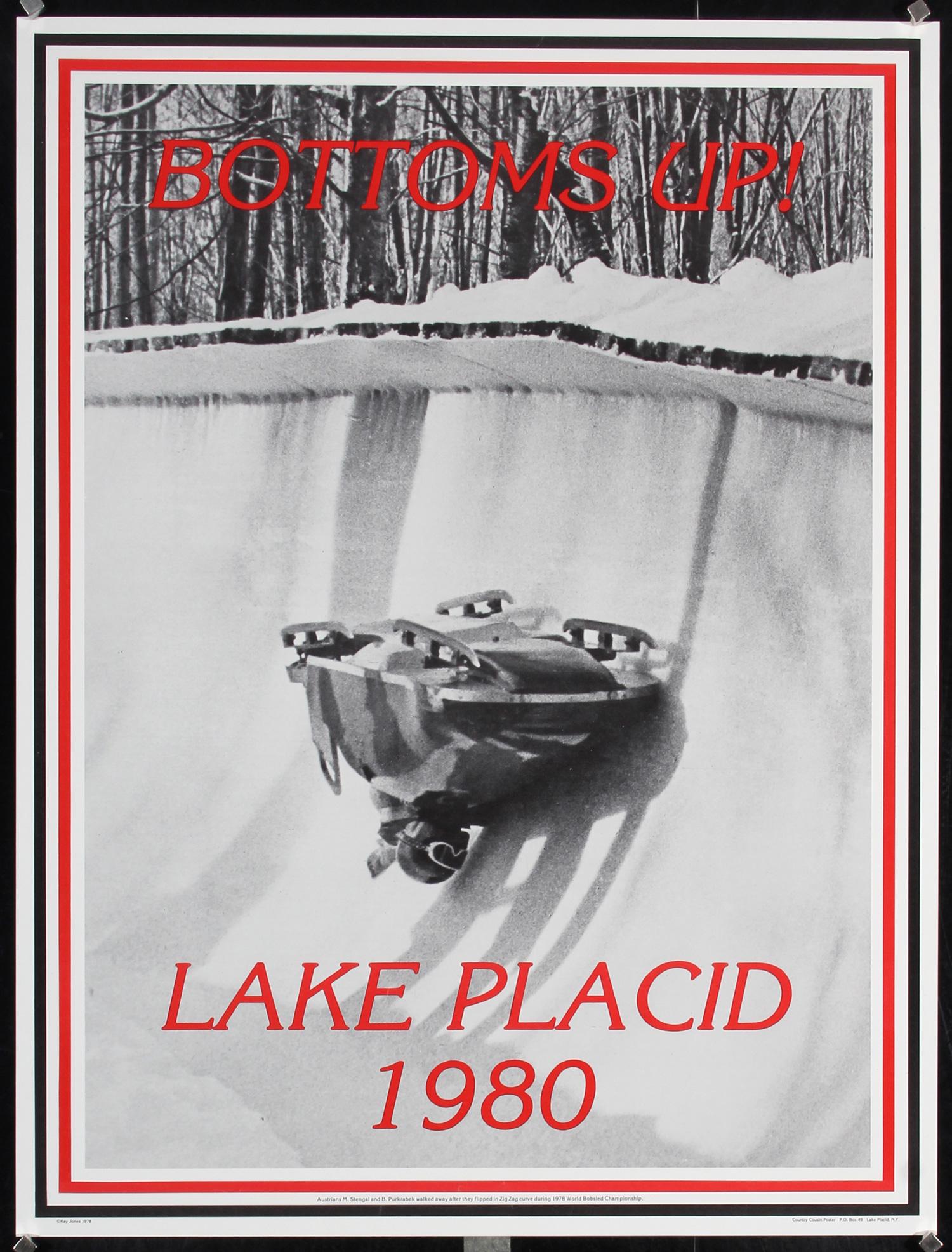 Original 1970s Lake Placid Olympics Promotion Poster (1 of 1)