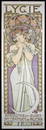 VERY RARE Original 1901 ALPHONSE MUCHA Lygie Poster