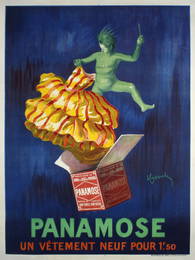 RARE Original Vintage 1920s Panamose Poster Cappiello