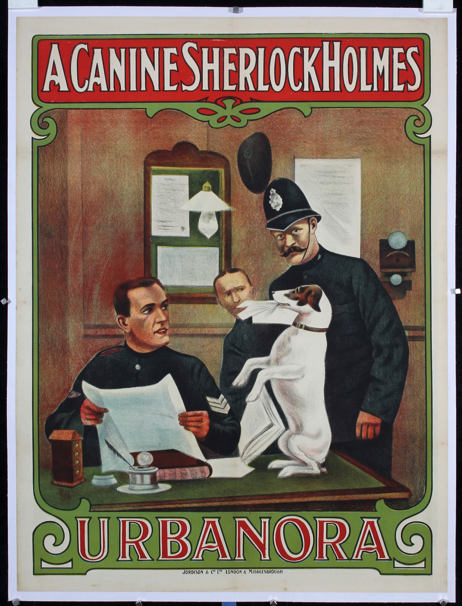 Original 1910s UK 1-Sheet Poster Canine Sherlock Holmes (1 of 1)