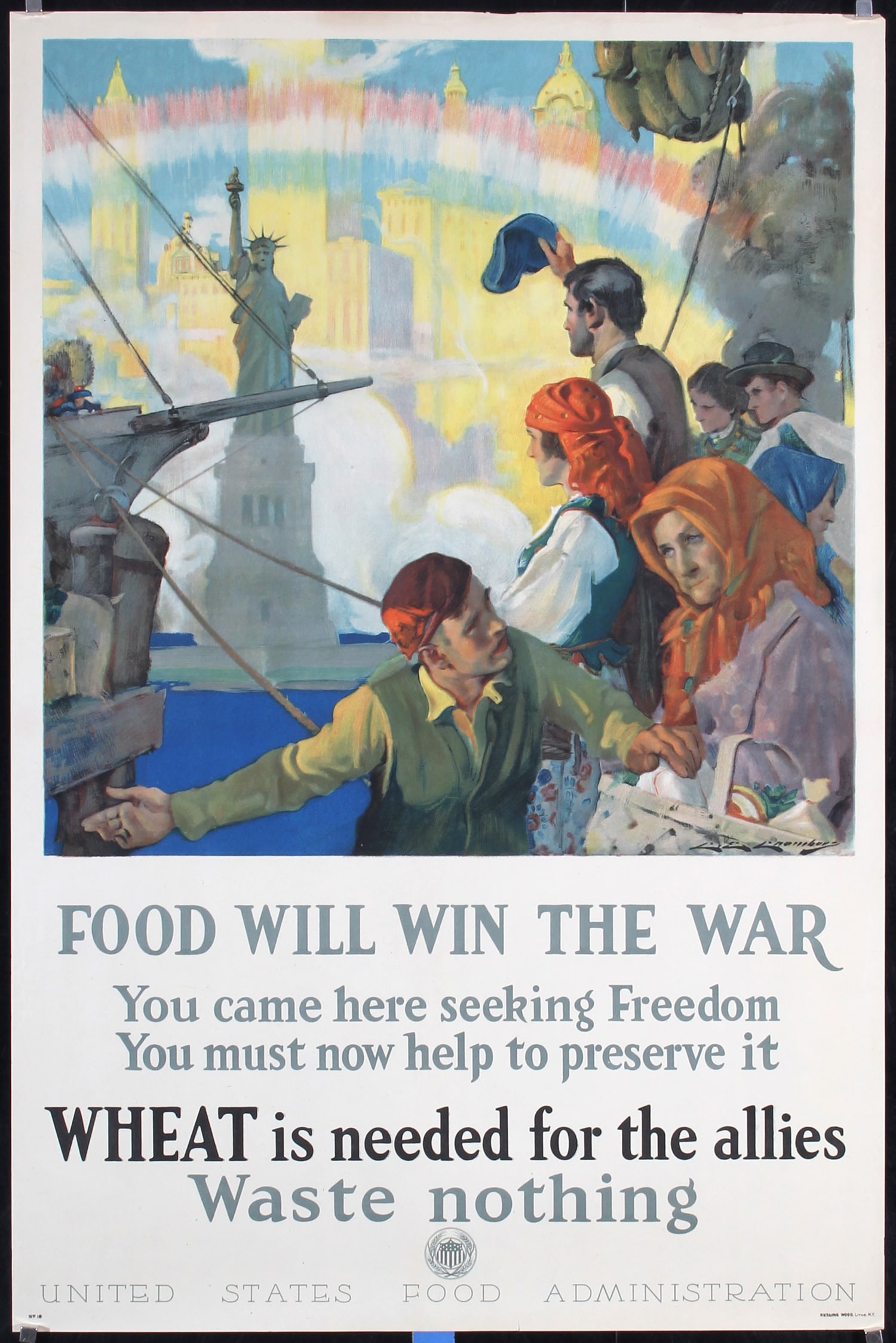 American World War I Food Poster Chambers (1 of 1)