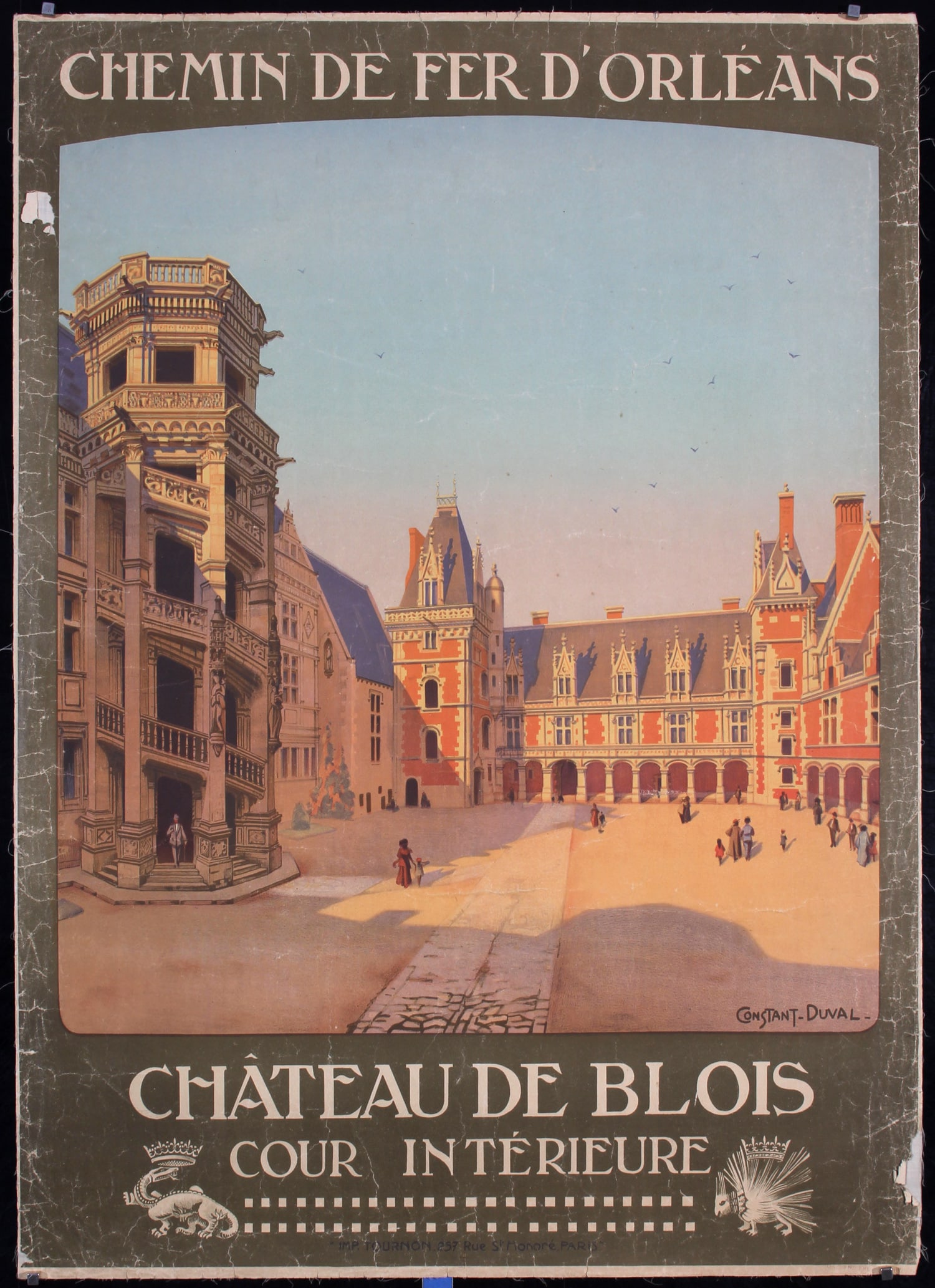 Original 1920s French Travel Poster Constant Duval Art (1 of 1)