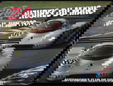 Group of 9 Original Le Mans Auto Racing Posters 1990s