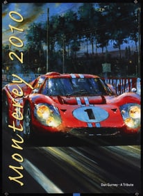 Group of 8 Automobile Racing Posters 2000s