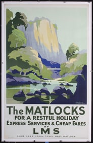 Original Vintage 1930s British Travel Poster