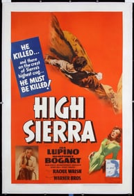 Original 1940 US 1-Sheet Poster HIGH SIERRA Bogart