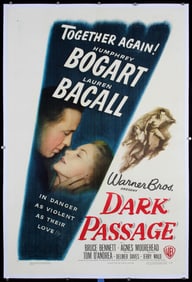 Original 1947 US 1-Sheet Poster BOGART Dark Passage