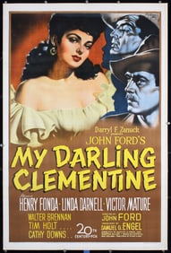 Original 1946 US 1-Sheet My Darling Clementine Poster