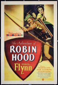 RARE Original 1938 US 1-Sheet Poster ROBIN HOOD