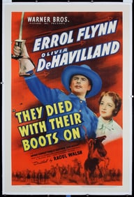 Original 1941 US 1-Sh Poster They Died with their Boots