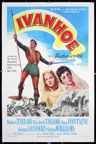 Original 1952 US 1-Sheet Poster Ivanhoe