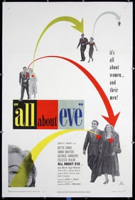 Original 1950 US 1-Sheet Poster All About Eve