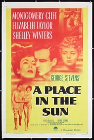 Original 1951 US 1-Sheet Poster A Place in the Sun