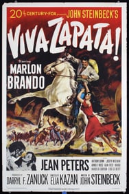 Original 1952 US 1-Sheet Poster Viva Zapata BRANDO
