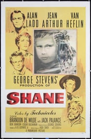 Original 1953 US 1-Sheet Poster SHANE