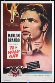 Original 1953 US 1-Sheet Poster THE WILD ONE Brando
