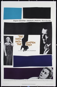 Original 1955 US 1-Sh Poster The Man with Golden Arm