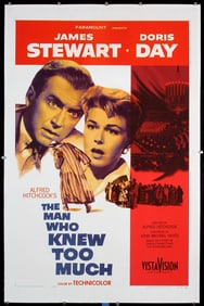 Original 1956 US 1-Sh Poster The Man Who Knew Too Much