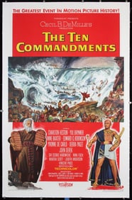 Original US 1-Sheet Poster Ten Commandments