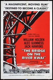 Original 1958 US 1-Sheet Bridge On The River Kwai