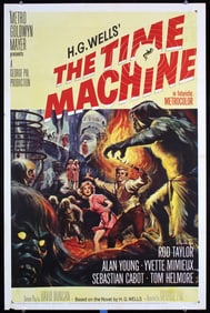 Original Vintage 1960 TIME MACHNE US 1-Sheet Poster
