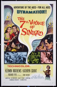 Original 1958 US 1-Sheet Poster 7th Voyage of Sinbad