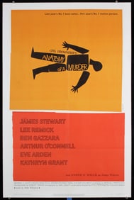 Rare Original 1-Sheet Poster 1959 Anatomy of a Murder