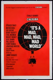 Original 1963 US 1-Sh Poster It's A Mad Mad Mad World