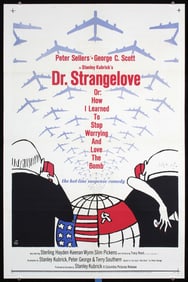 Original 1964 US 1-Sheet Poster Kubrick Dr. Strangelove