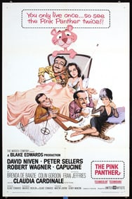 Original 1964 US 1-Sheet Poster Pink Panther + 2