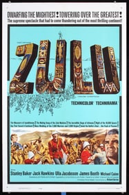 Original 1964 US 1-Sheet Poster ZULU Michael Caine