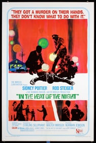 Original 1967 US 1-Sh Poster In The Heat Of The Night