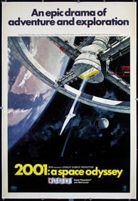 Original 1968 US 1-Sh Poster 2001 Space Odyssey A Ciner