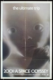 RARE 1-Sheet Poster 2001 A SPACE ODYSSEY STAR CHILD