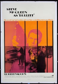 Original 1968 US 1-Sheet Poster BULLITT Steve McQueen