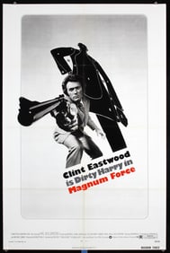 Original 1973 US 1-Sh Poster Dirty Harry Magnum Force