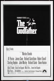 2 Original 1972 US 1-Sheet Posters The Godfather 1 + 2
