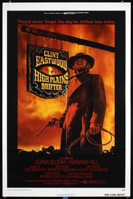 Original 1973 1-Sh Poster High Plains Drifter EASTWOOD